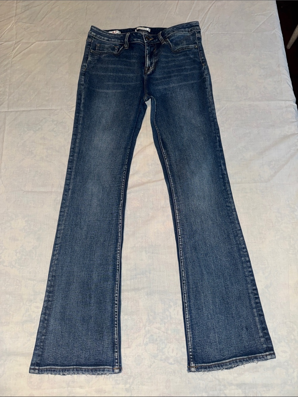 Vigoss Jagger Mid Rise Bootcut Jeans Size 30 Medium Wash Classic Stretch Denim